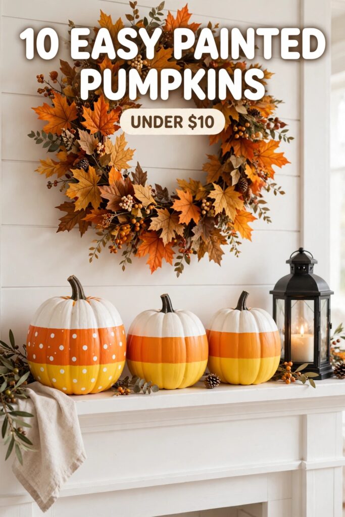 Easy painted pumpkin ideas for beginners